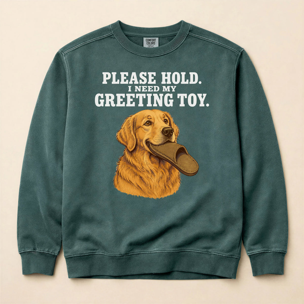 Greeting Toy Golden Retriever Sweatshirt