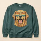 Retro Sunglasses Golden Retriever Sweatshirt