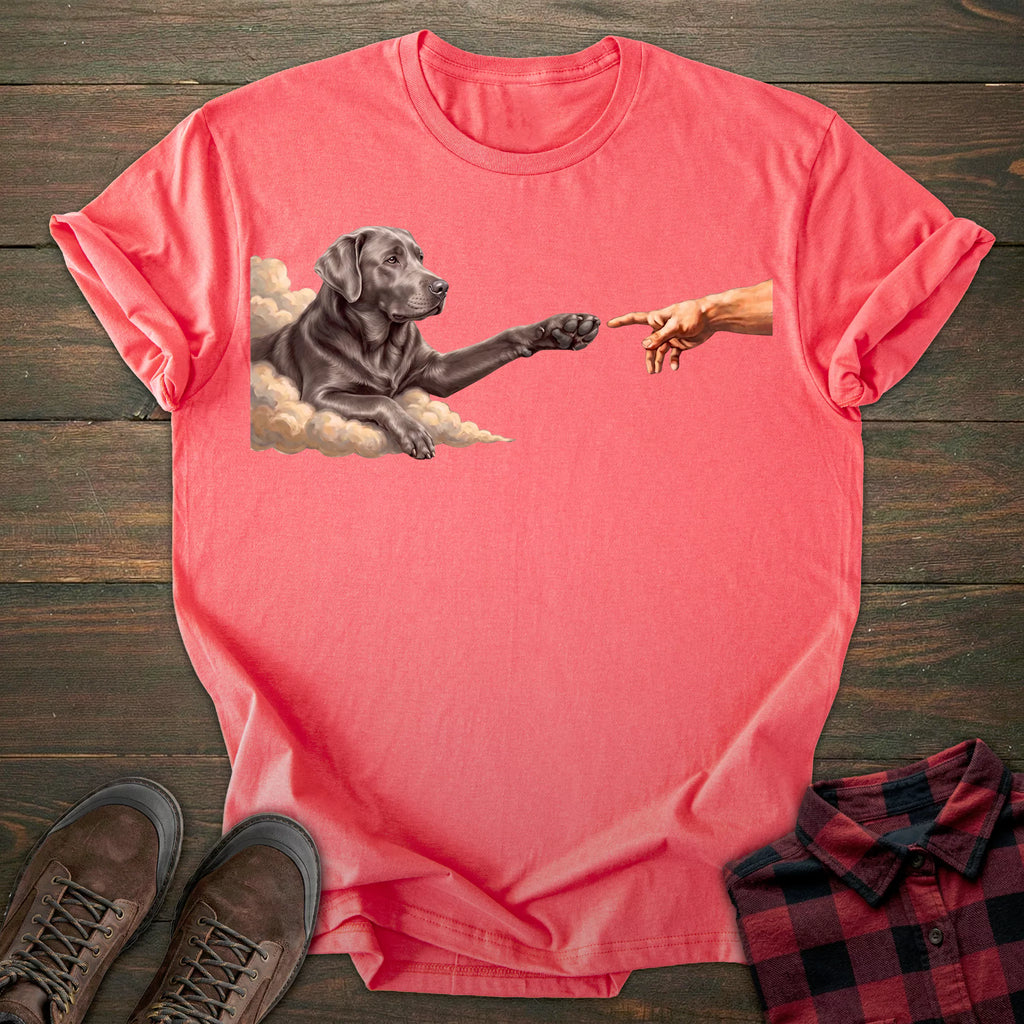 Paw Silver Labrador T-shirt