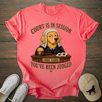 Judge Golden Retriever T-shirt