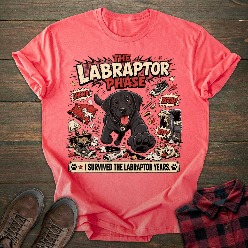 Labraptor Black Labrador T-shirt