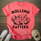Rolling Fatties Golden Retriever T-shirt