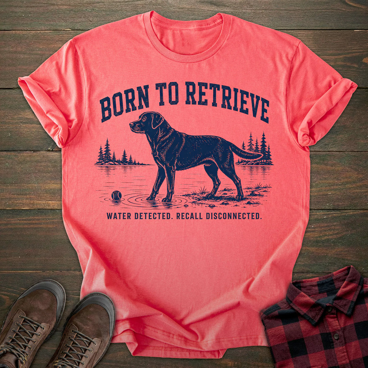 Born To Retrieve Labrador T-shirt