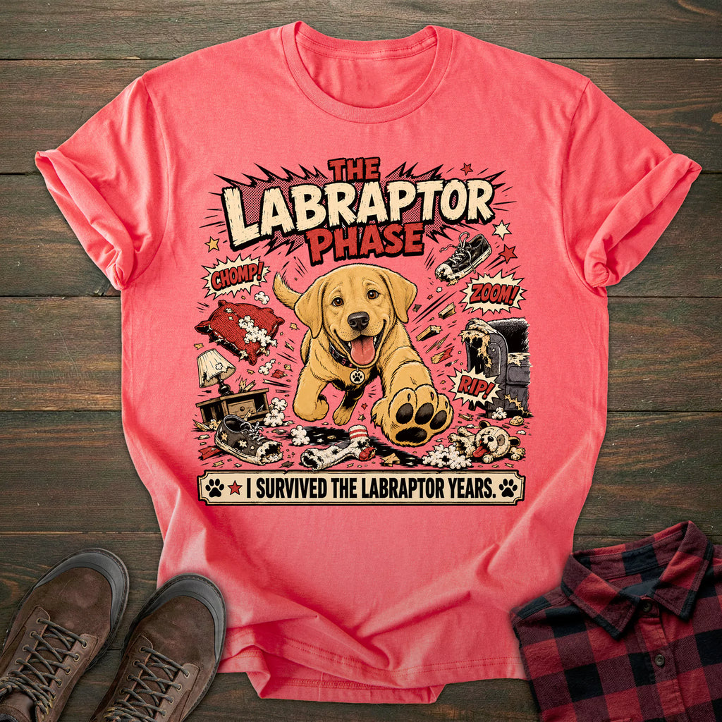 Labraptor Yellow Labrador T-shirt