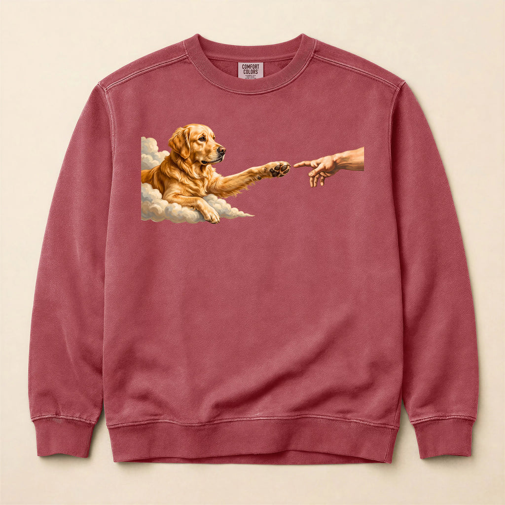 Paw Golden Retriever Sweatshirt