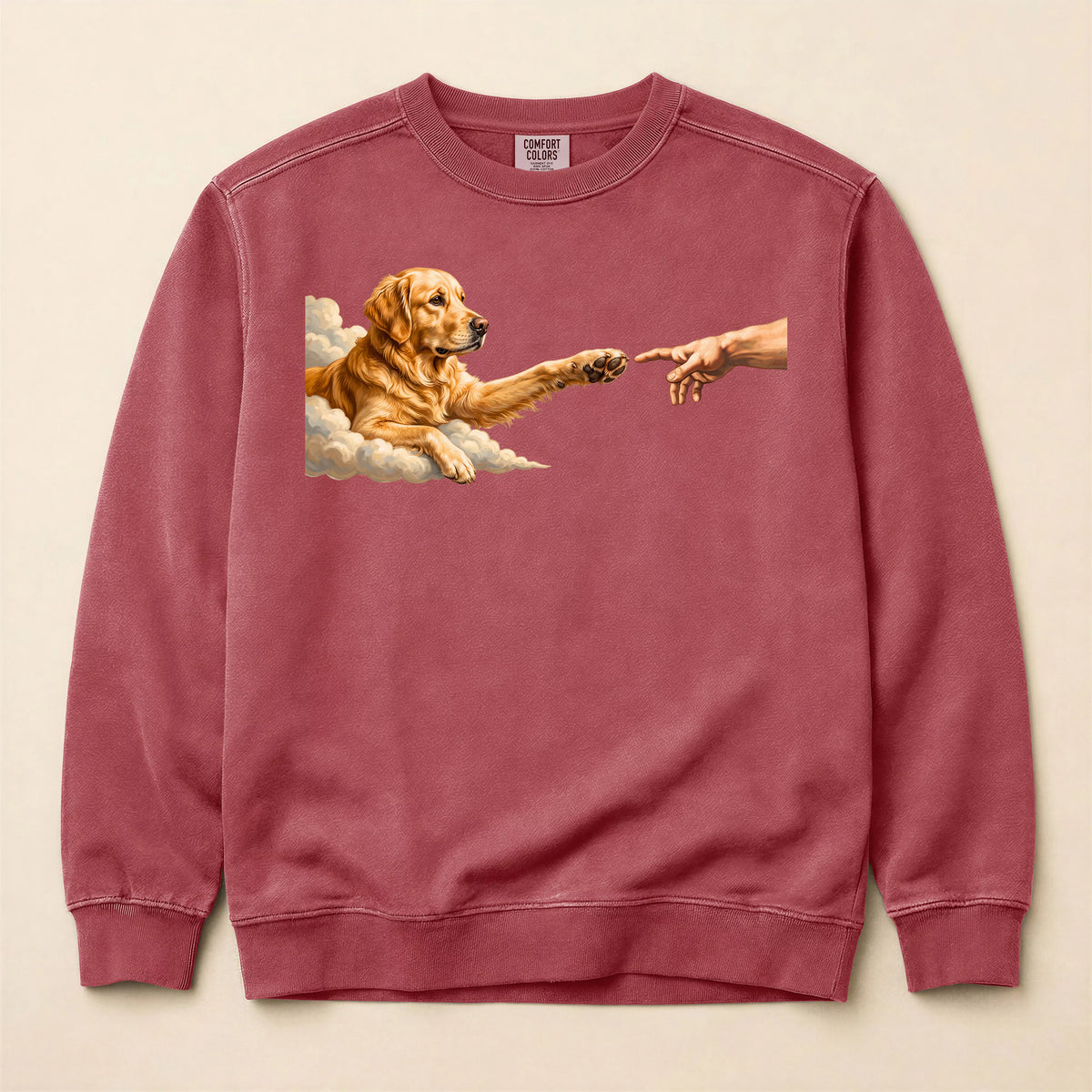 Paw Golden Retriever Sweatshirt