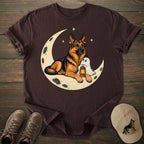 Crescent Moon German Shepherd T-shirt