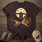 Scarecrow Pumpkin German Shepherd T-shirt