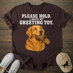 Greeting Toy Golden Retriever T-shirt