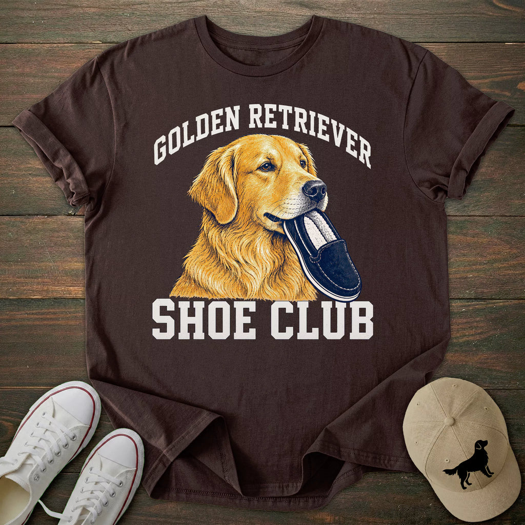 Shoe Club Golden Retriever T-shirt