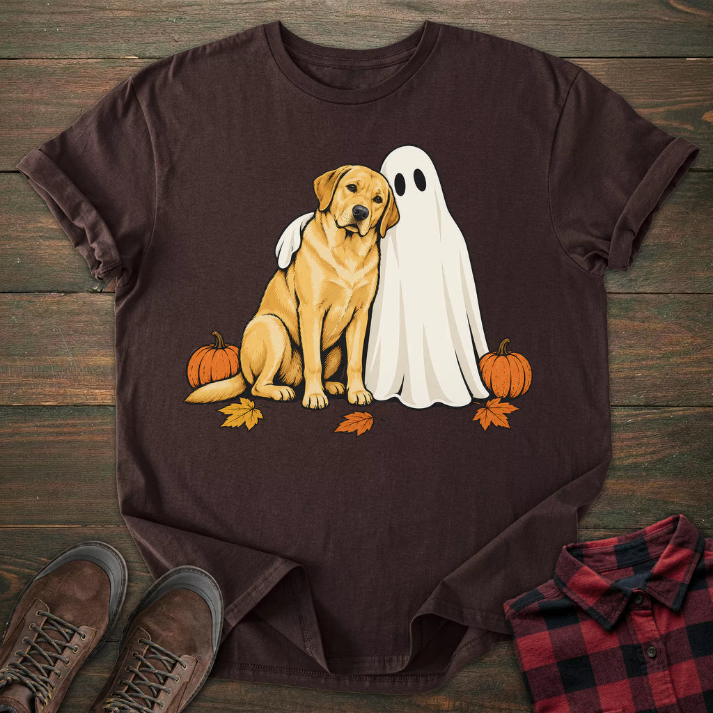 Ghost Hug Yellow Labrador T-shirt