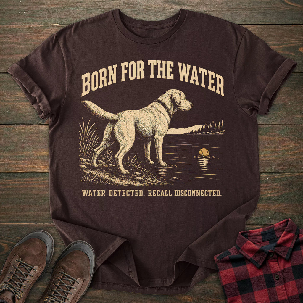 Born For The Water Labrador T-shirt