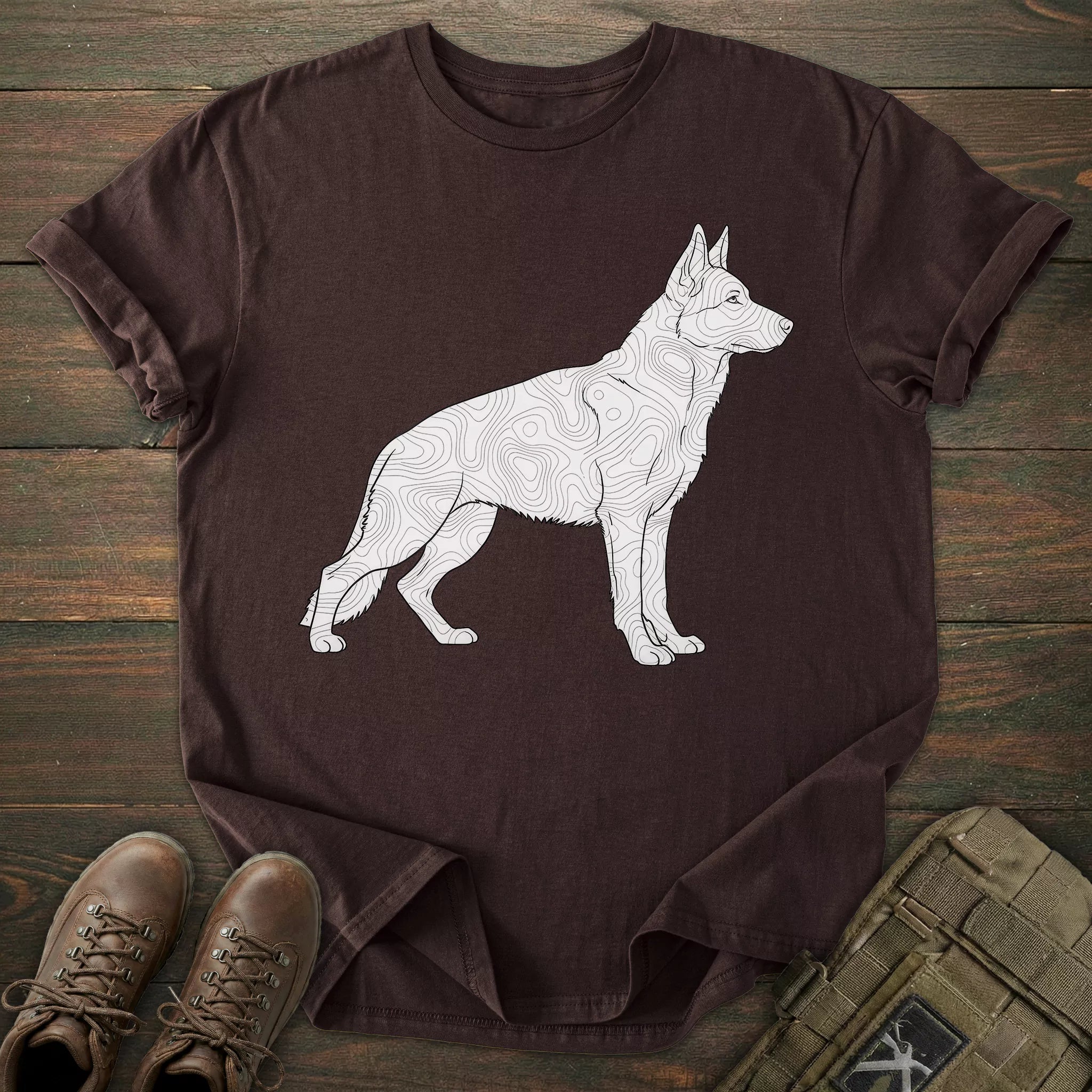 Art German Shepherd T-shirt