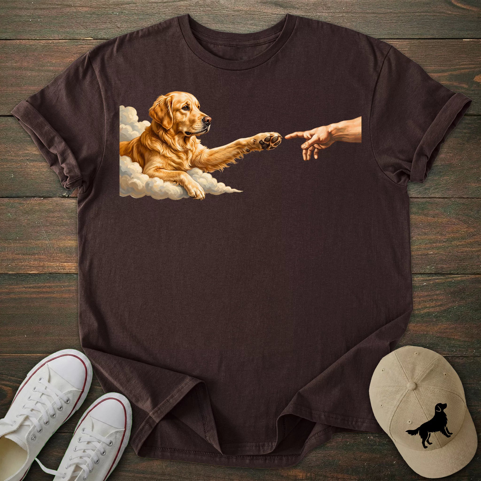 Paw Golden Retriever T-shirt