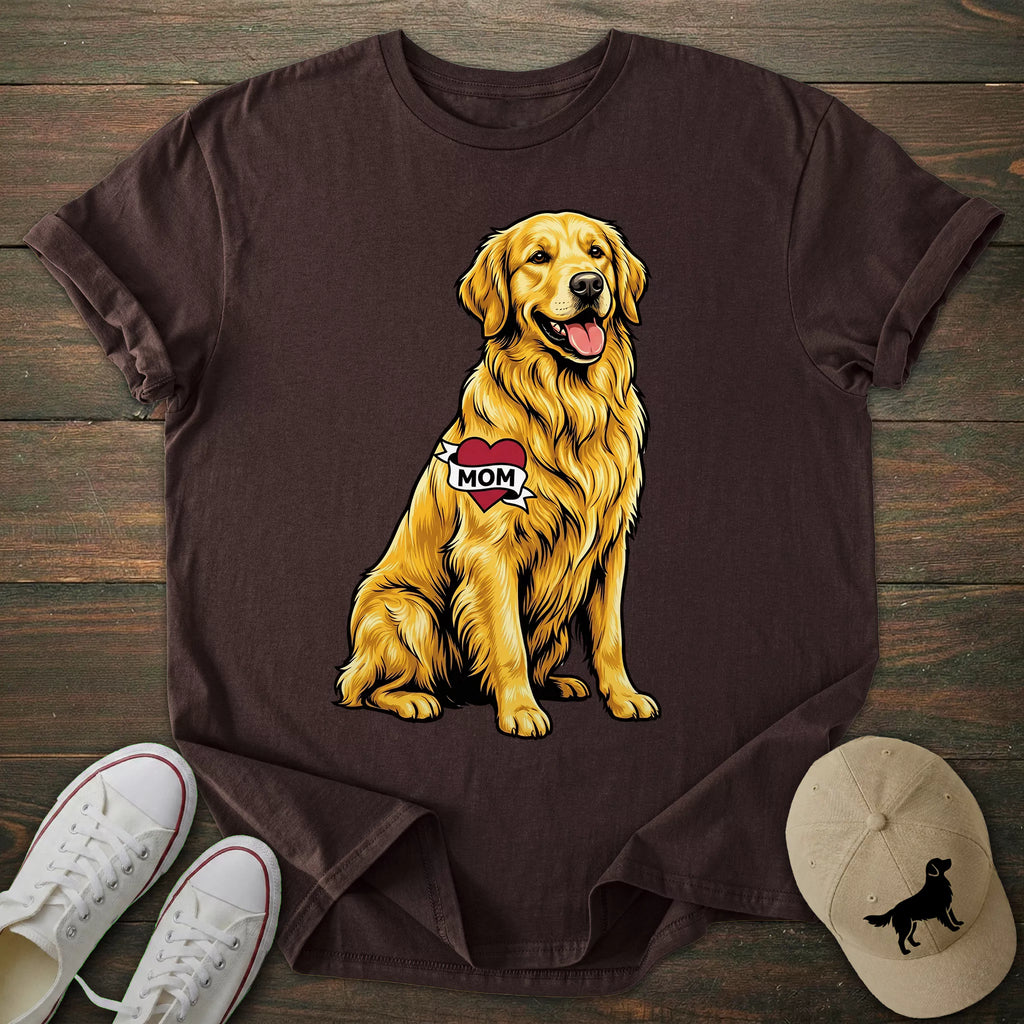Golden Retriever Mom T-shirt