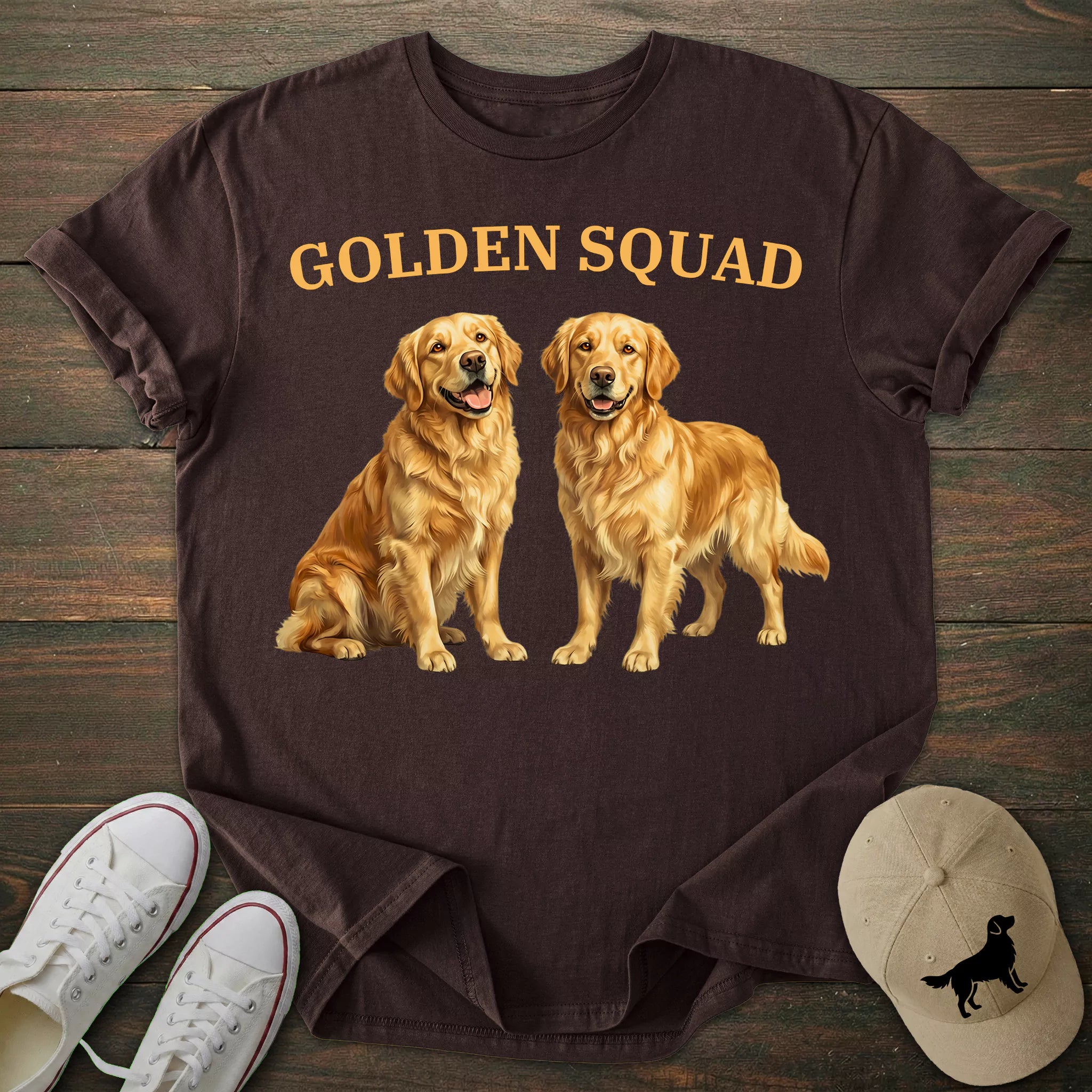 Golden Retriever Squad T-shirt
