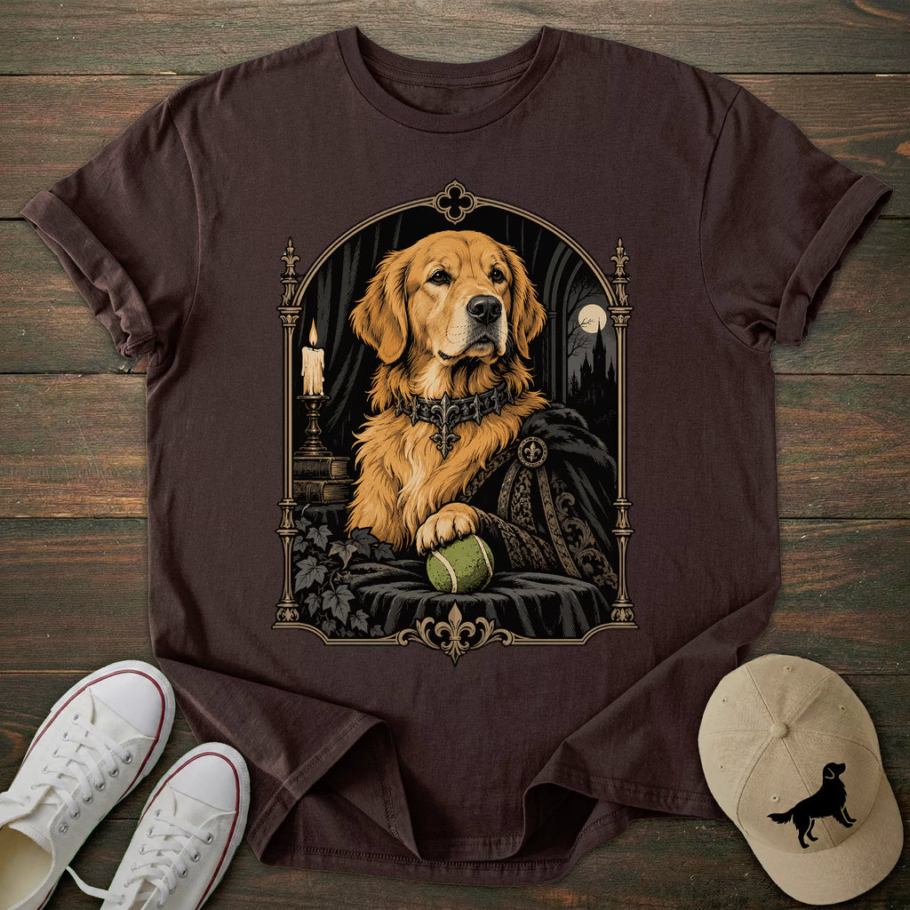 Lord Tennis Ball Golden Retriever T-shirt