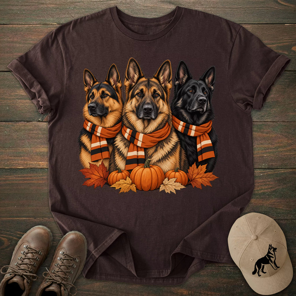 Scarves Trio German Shepherd T-shirt