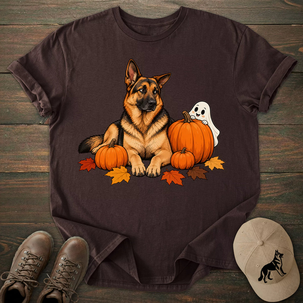 Peekaboo German Shepherd T-shirt