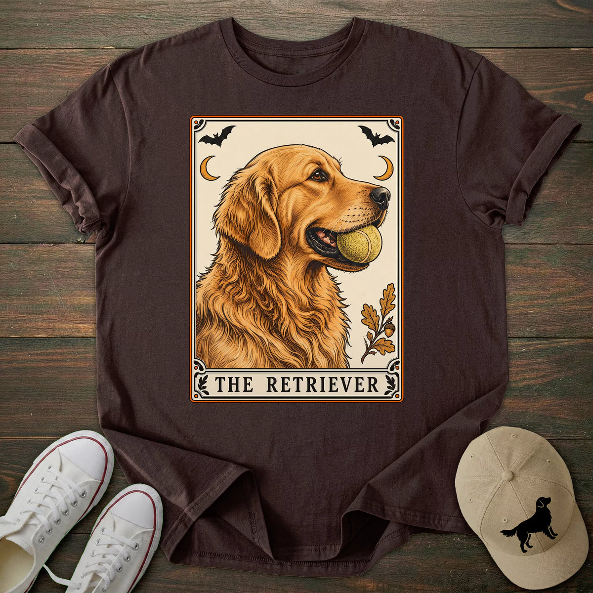 Tarot Card Golden Retriever T-shirt