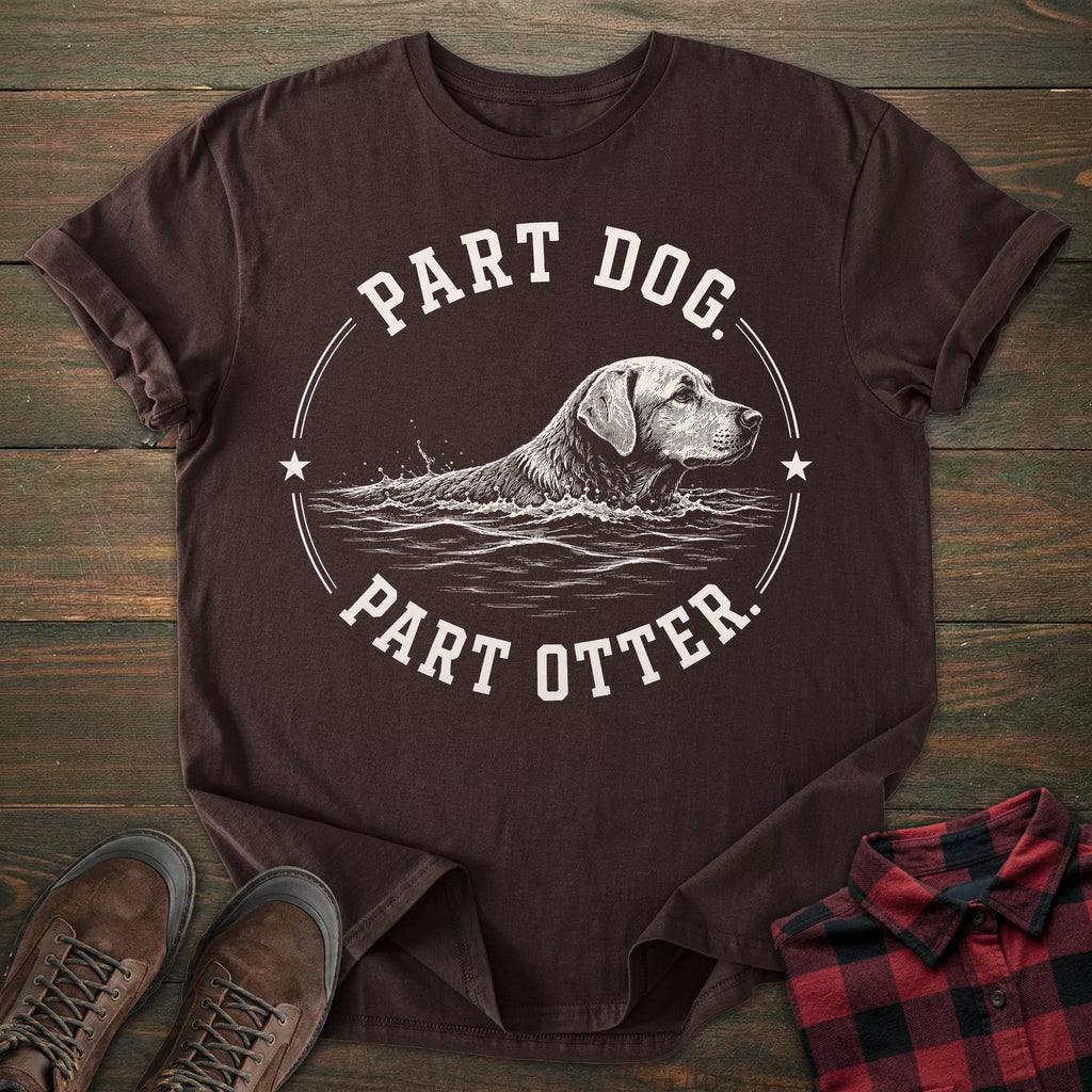 Part Dog Part Otter Labrador T-shirt