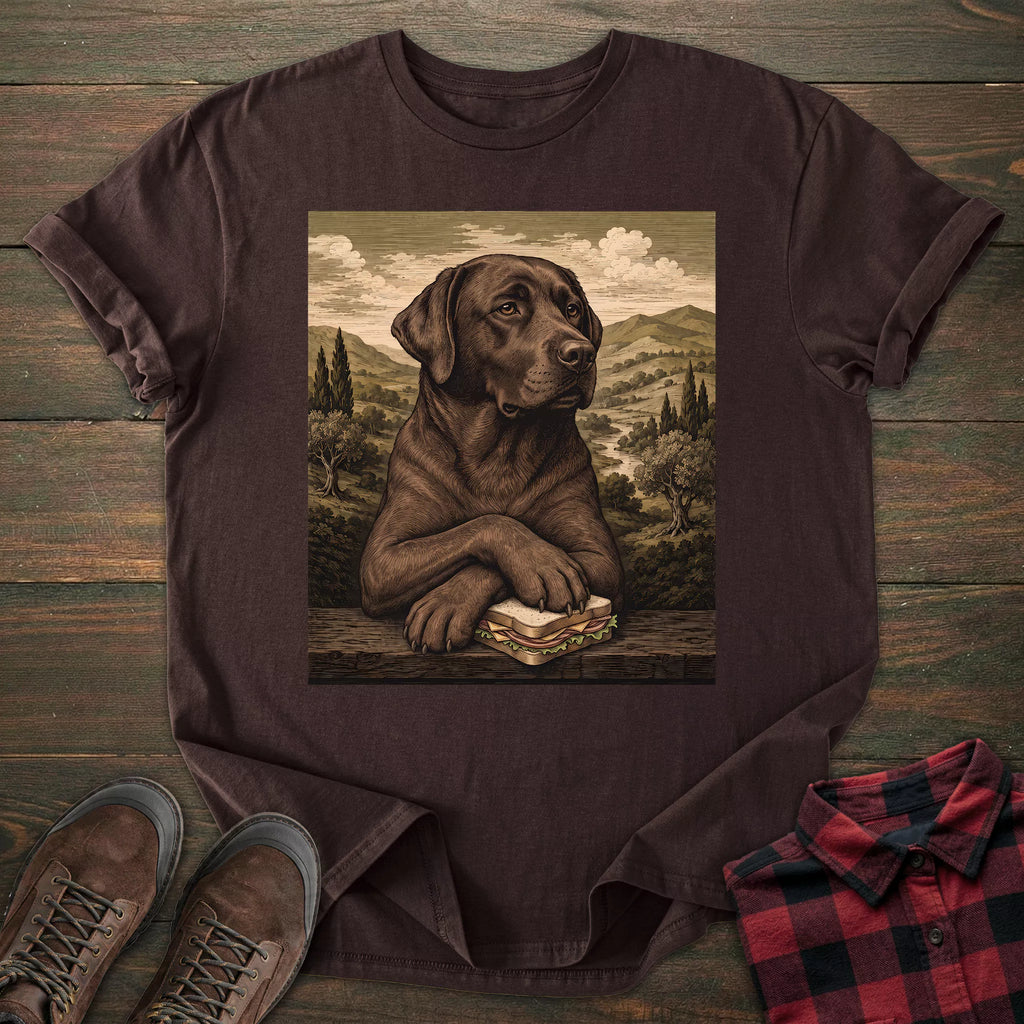 Sandwich Chocolate Labrador T-shirt