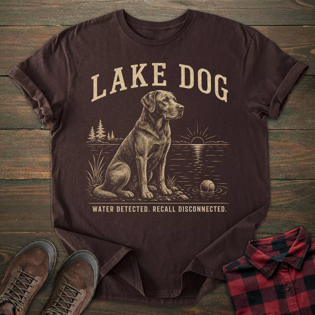 Lake Dog Labrador T-shirt