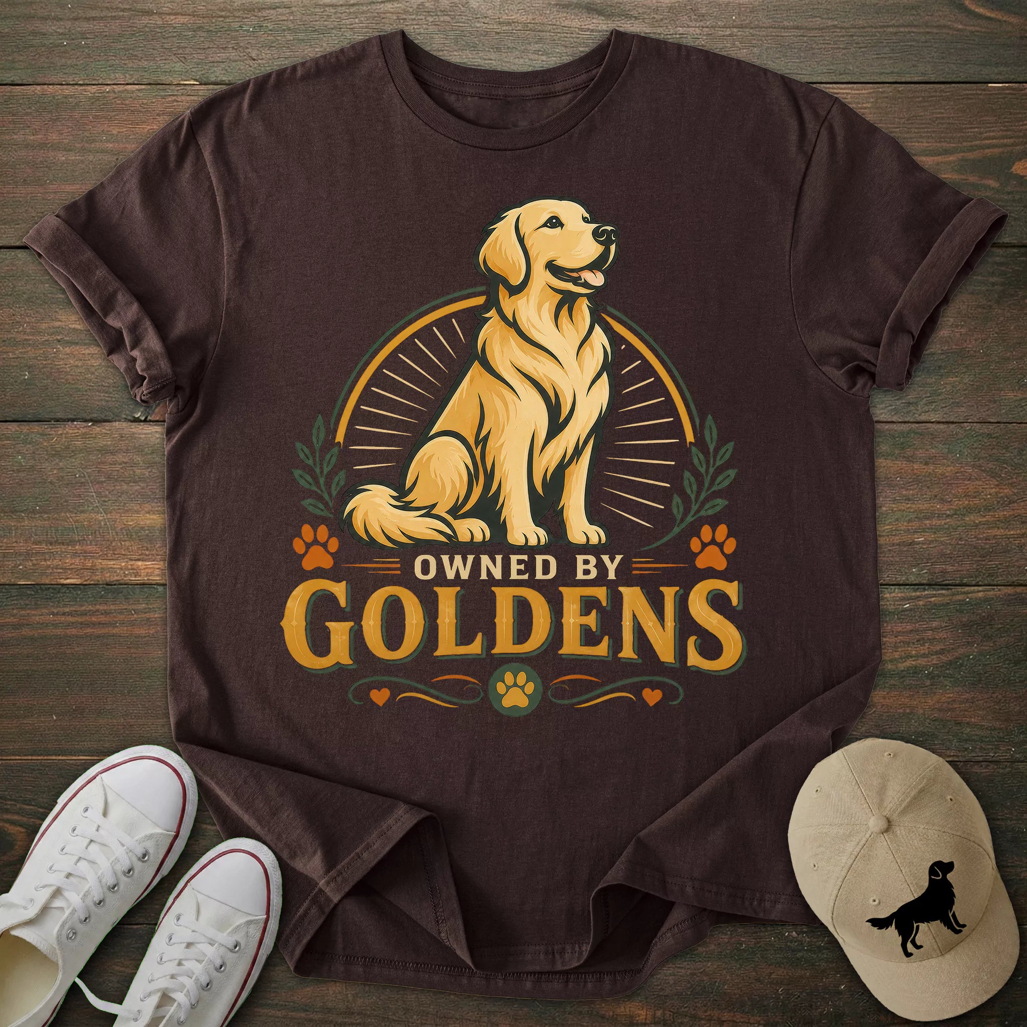 Owned by Golden Retriever T-shirt