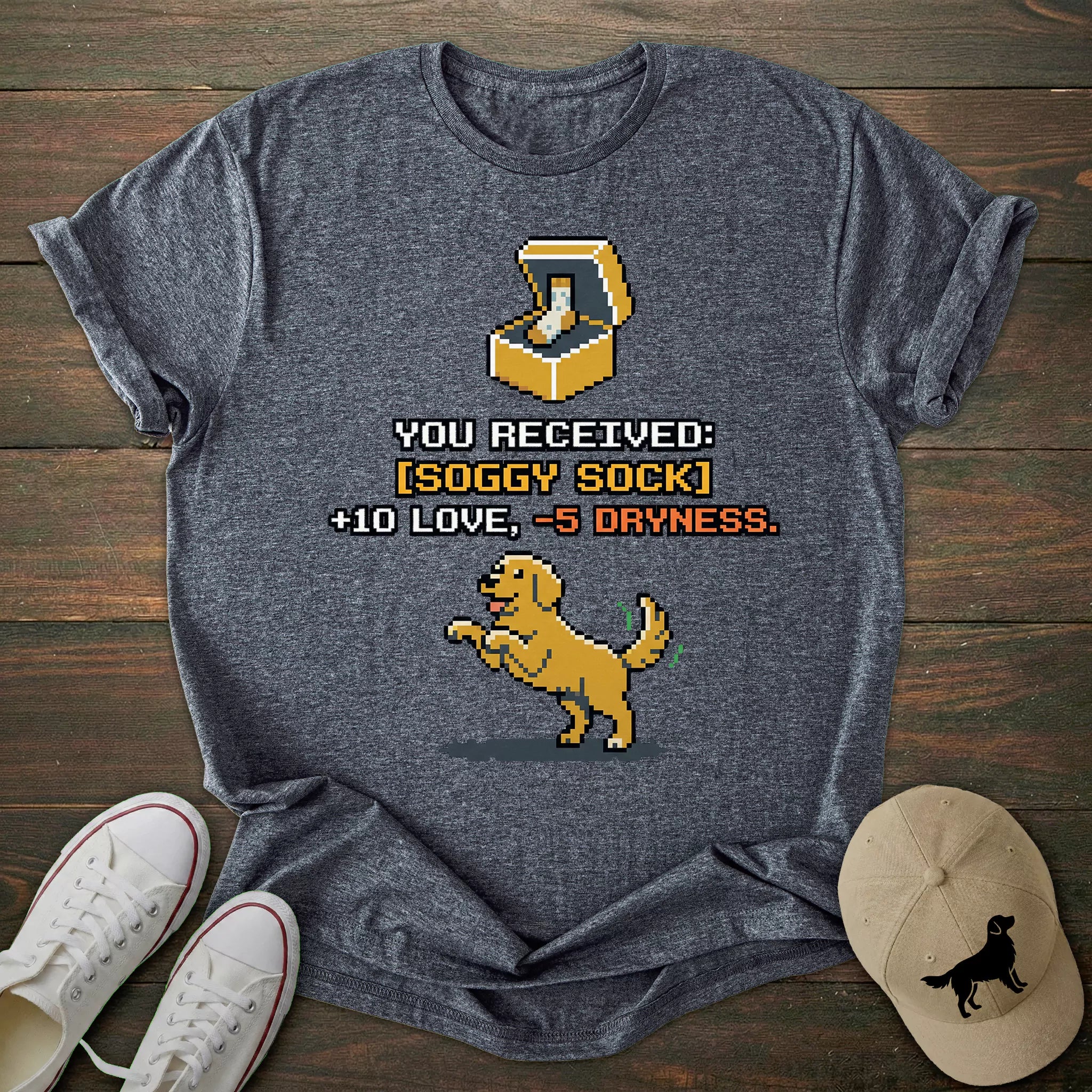 Soggy Sock Golden Retriever T-shirt
