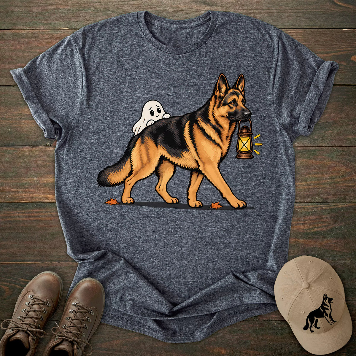Lantern German Shepherd T-shirt