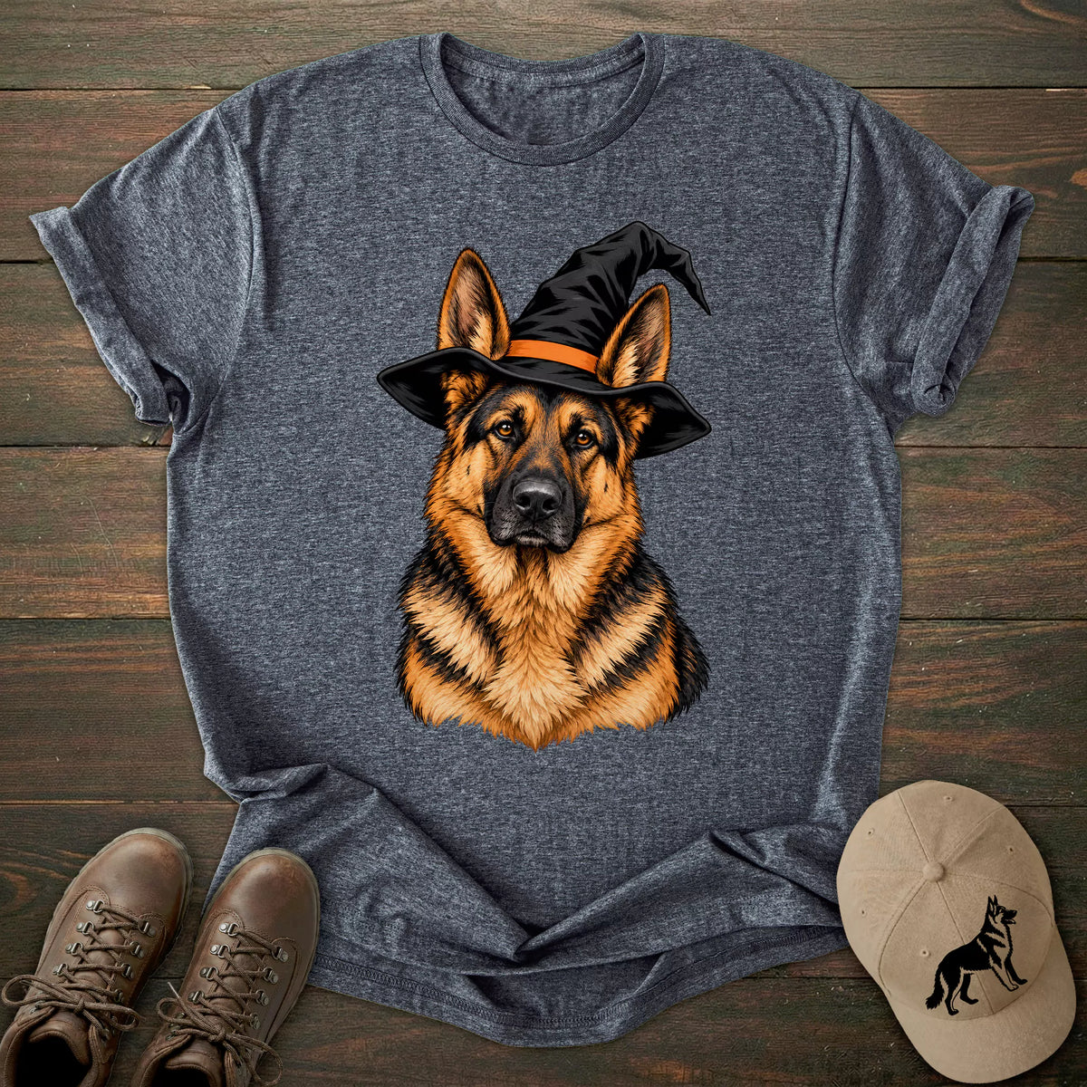 Witch German Shepherd T-shirt