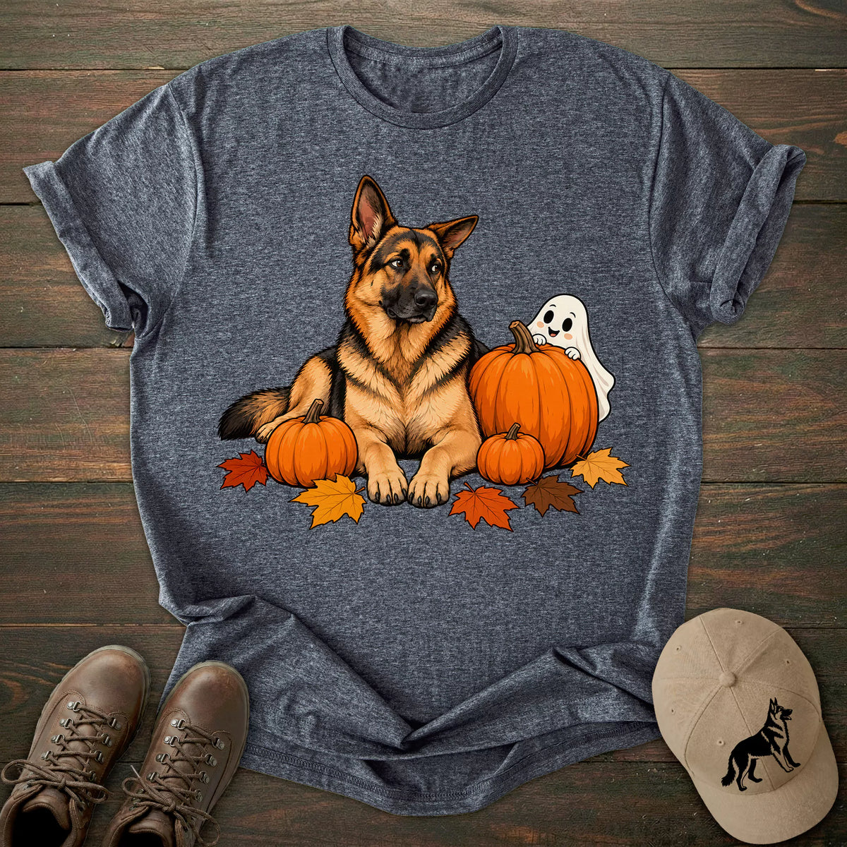 Peekaboo German Shepherd T-shirt
