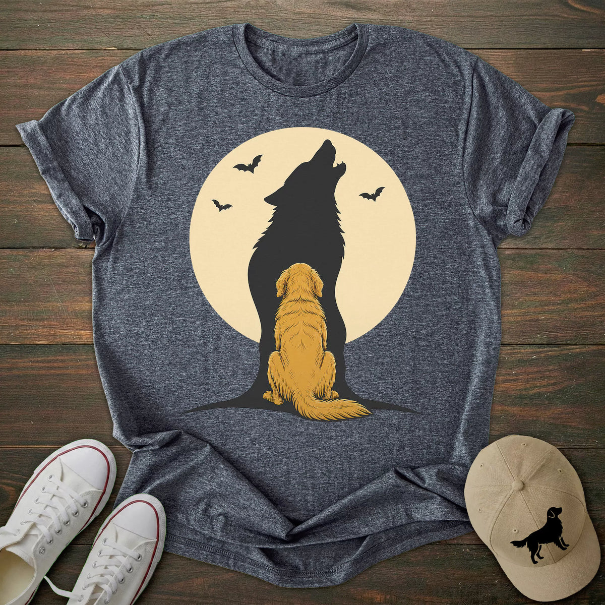 Werewolf Golden Retriever T-shirt