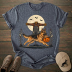 Scarecrow Pumpkin German Shepherd T-shirt