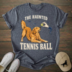 Haunted Tennis Ball Golden Retriever T-shirt