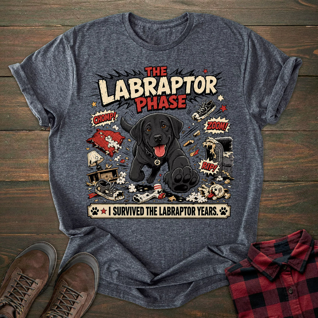 Labraptor Black Labrador T-shirt
