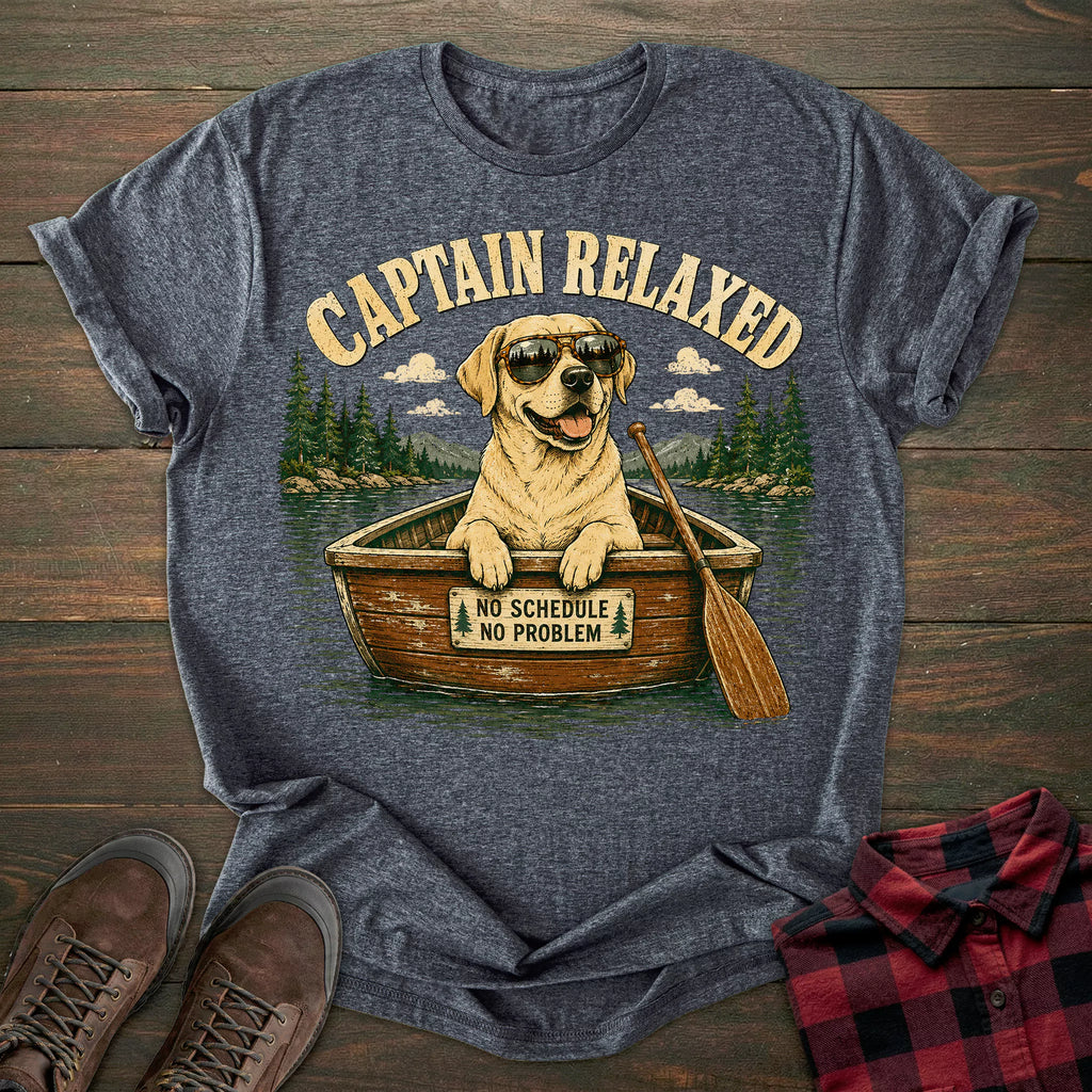 Captain Yellow Labrador T-shirt