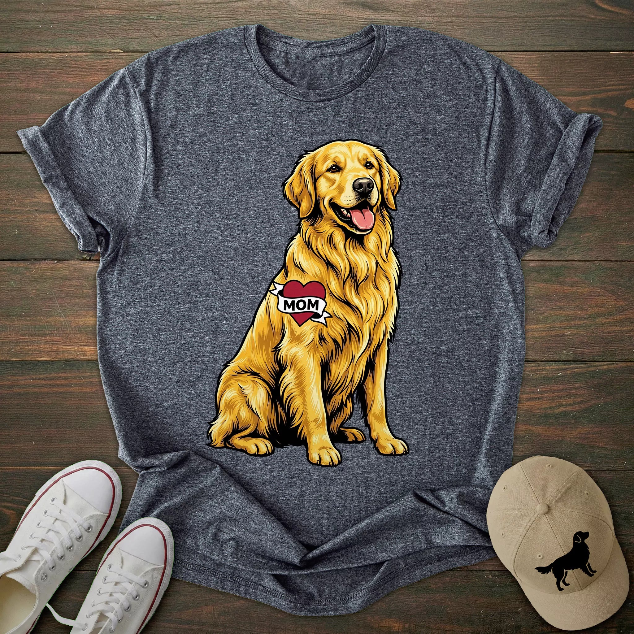 Golden Retriever Mom T-shirt