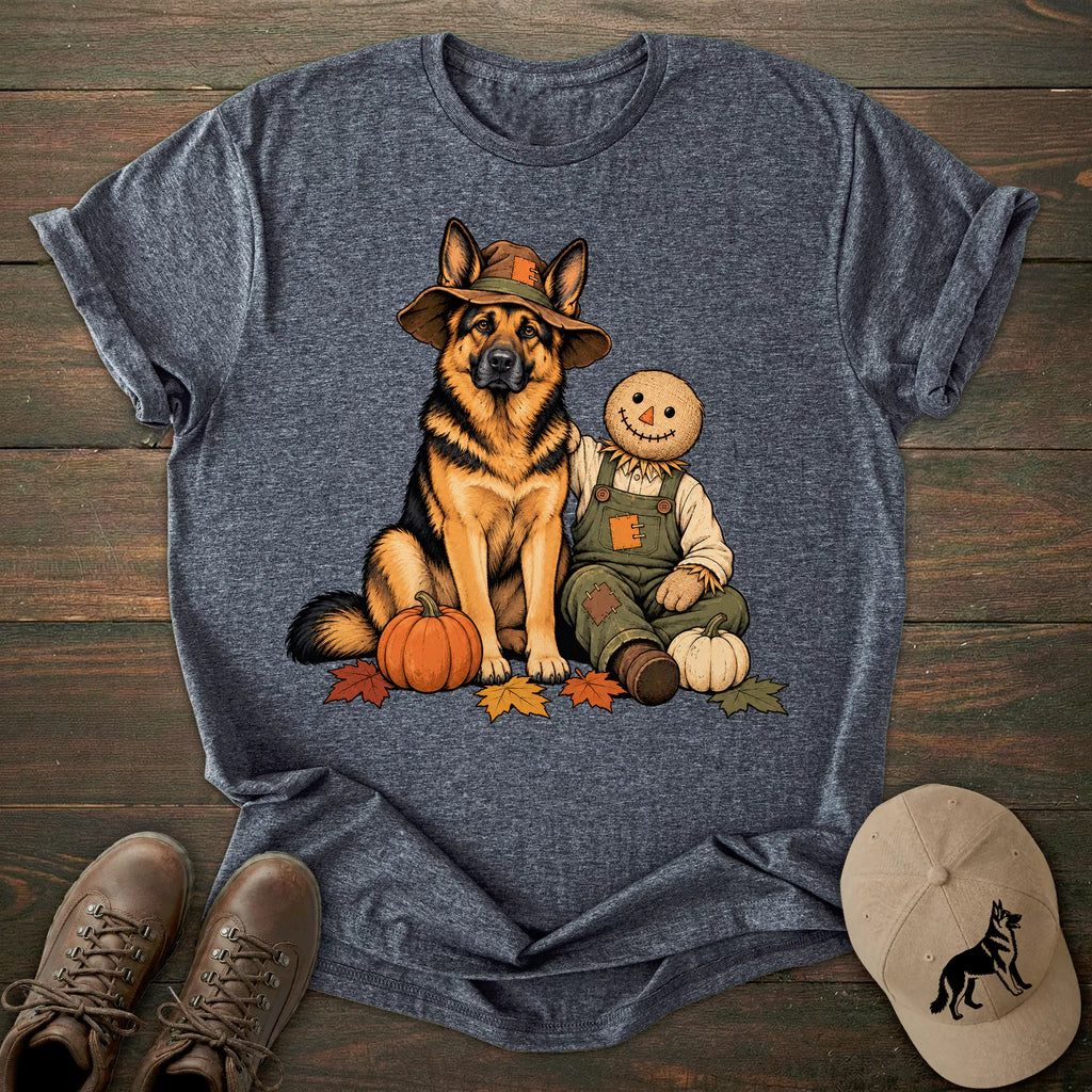 Scarecrow Friend German Shepherd T-shirt