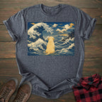 Great Wave Yellow Labrador T-shirt