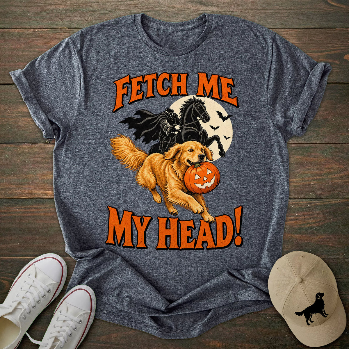 Fetch Me My Head Golden Retriever T-shirt