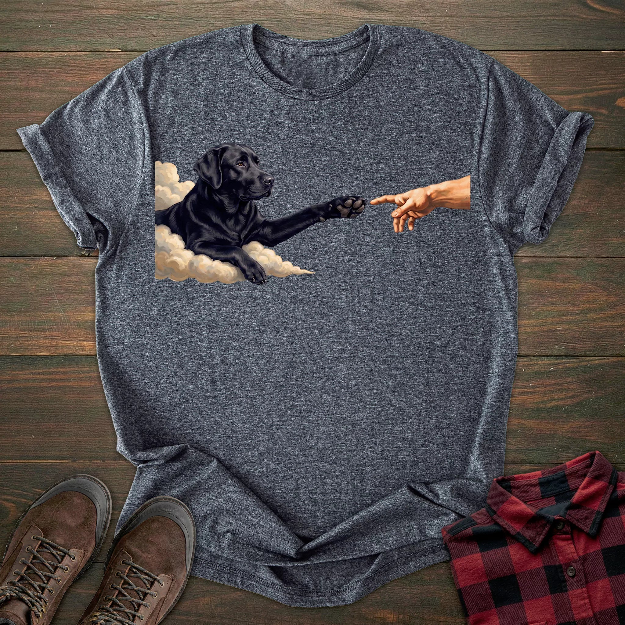 Paw Black Labrador T-shirt