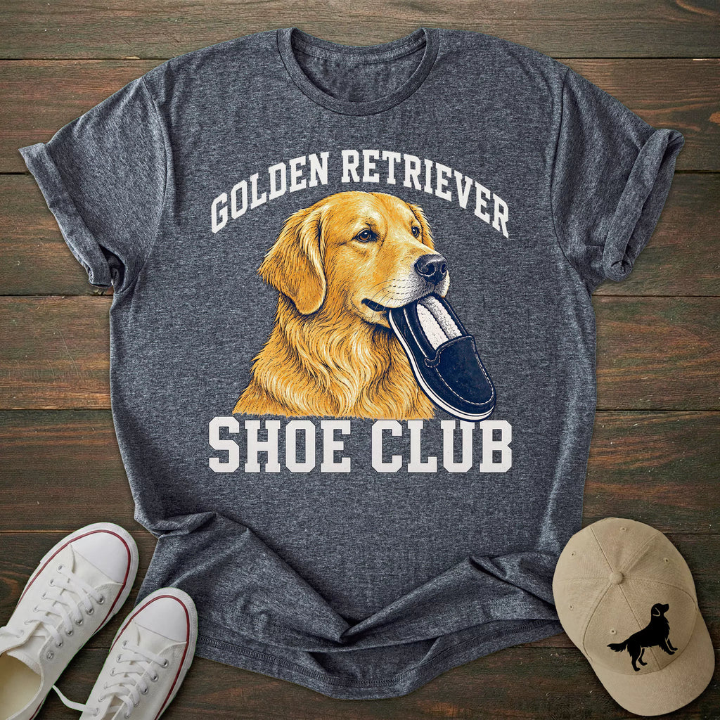 Shoe Club Golden Retriever T-shirt