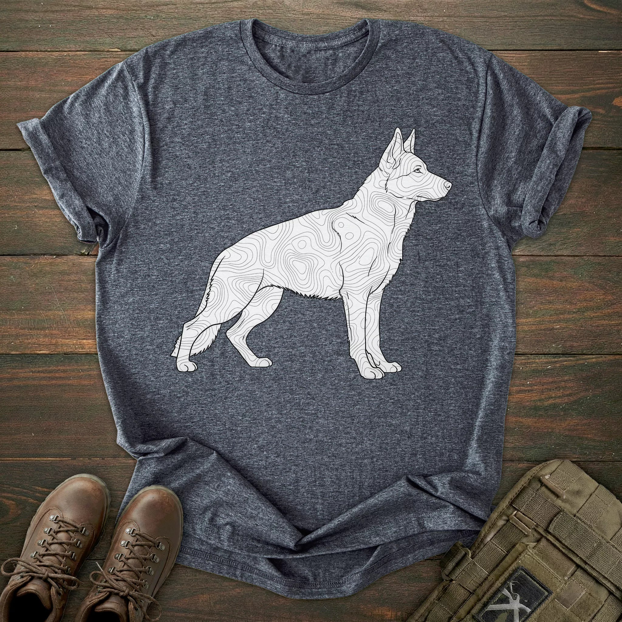 Art German Shepherd T-shirt