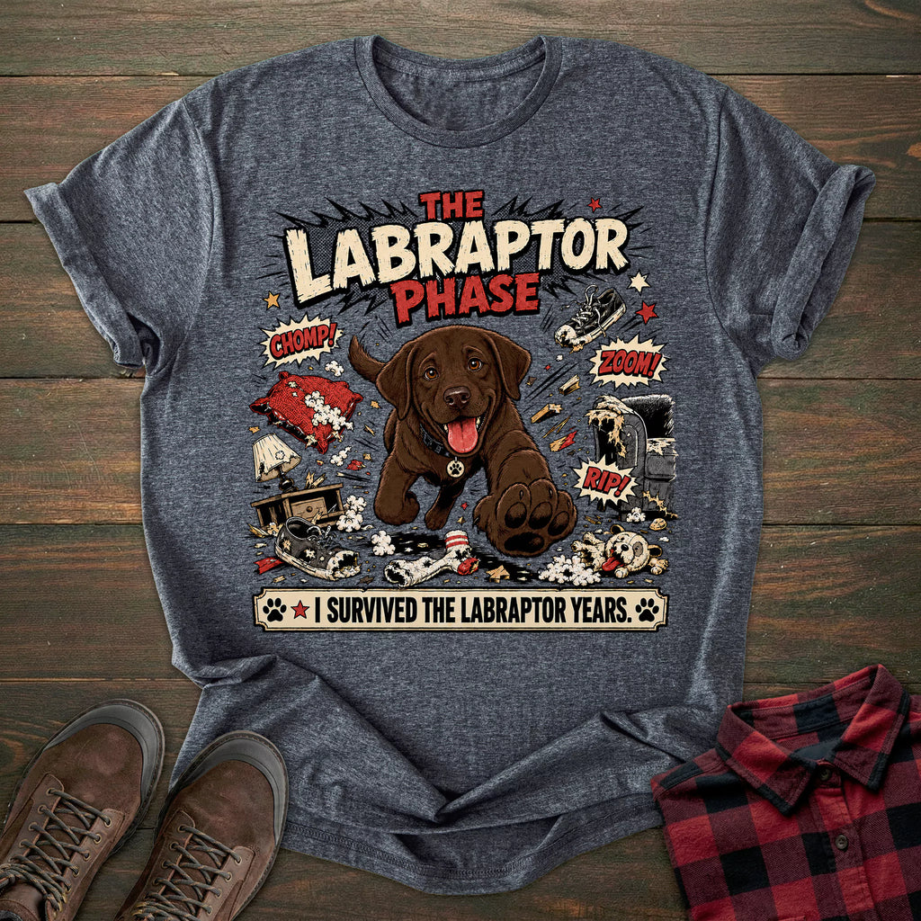Labraptor Chocolate Labrador T-shirt