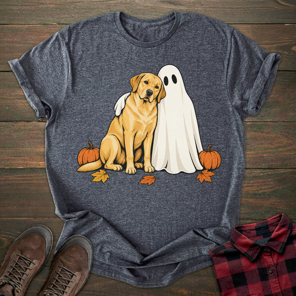 Ghost Hug Yellow Labrador T-shirt