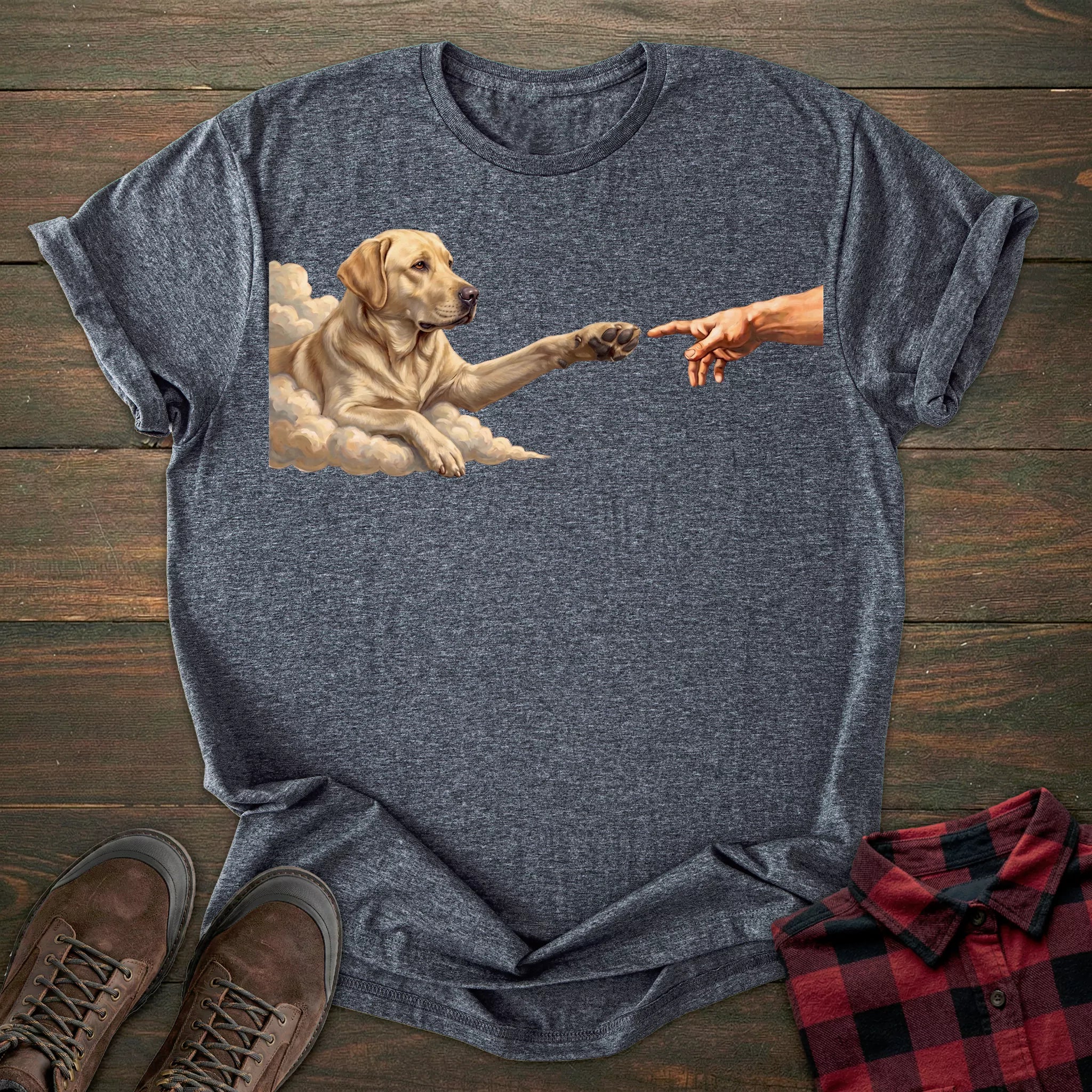 Paw Yellow Labrador T-shirt
