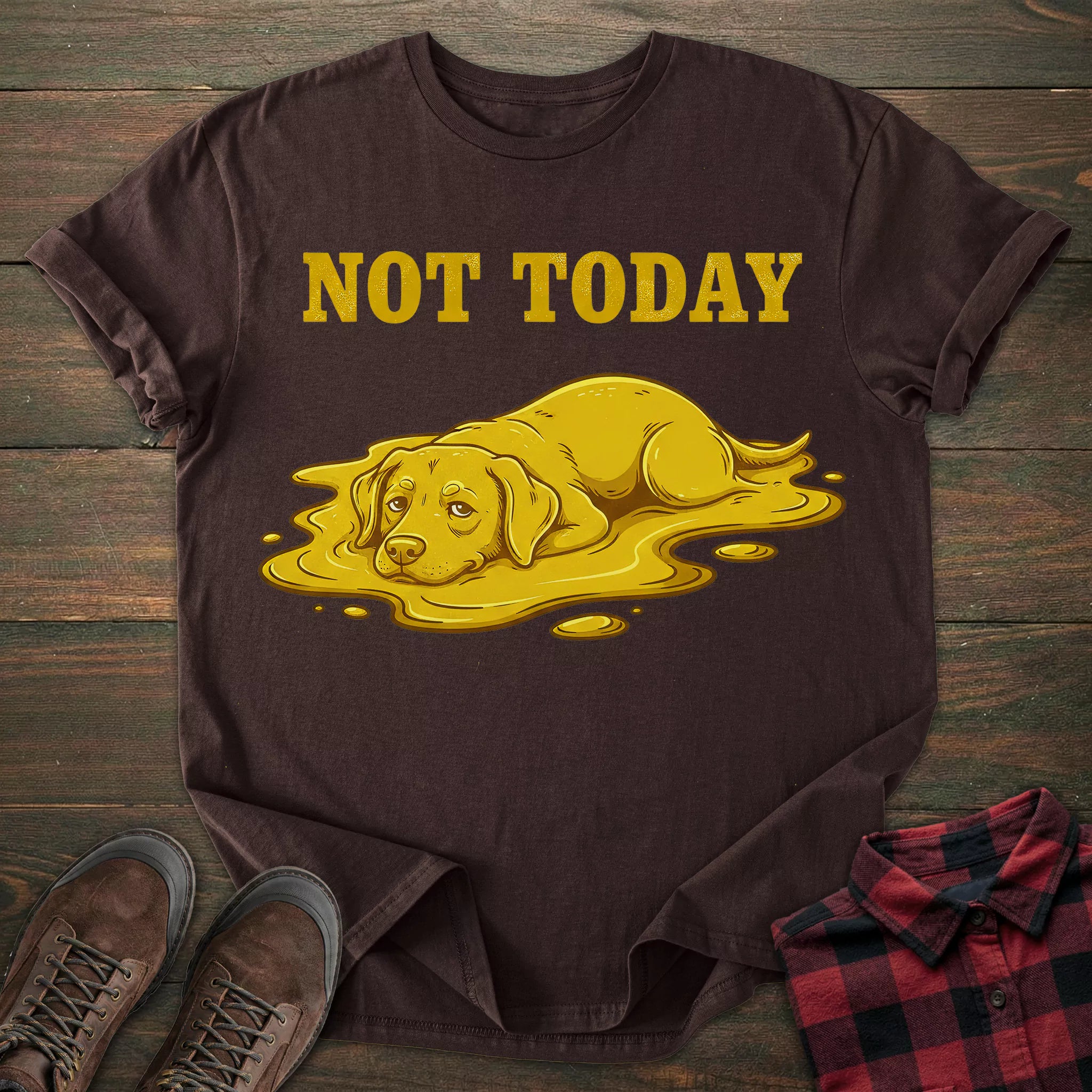 Not Today Labrador T-shirt