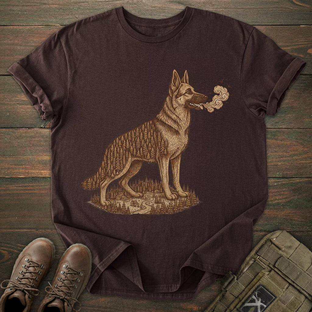 Forest German Shepherd T-shirt
