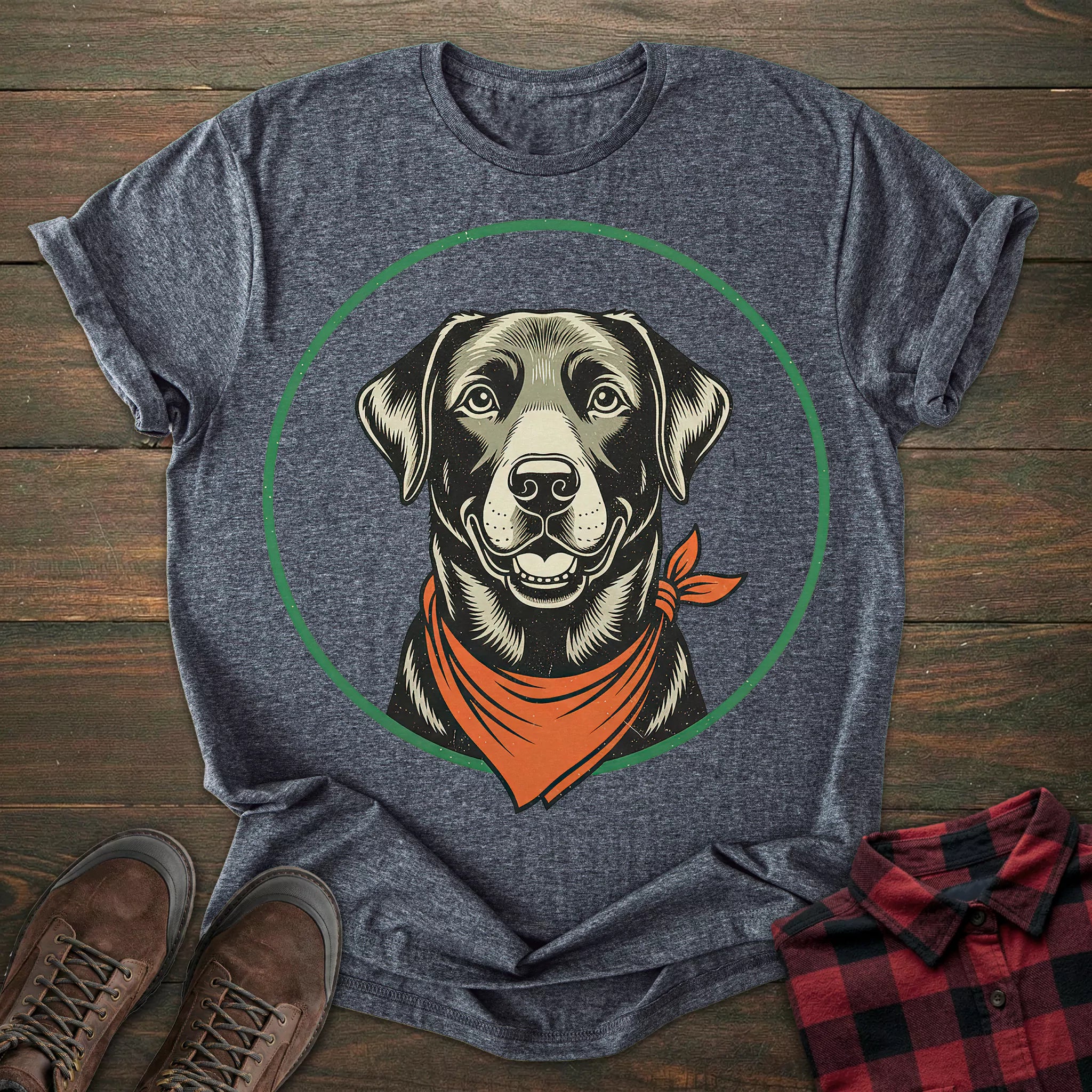 Bandan Black Labrador T-shirt